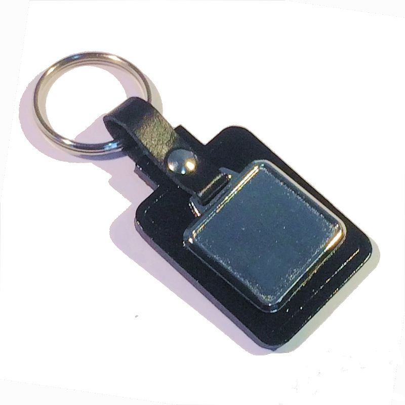 Keyfob Blank Rectangle 26x24mm and clear dome